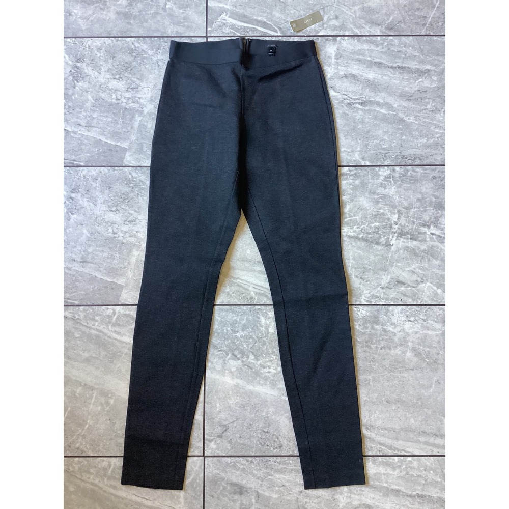 J.Crew Pixie Pant Heather Charcoal Grey Ponte Knit Skinny Leg Trousers 2R 31090